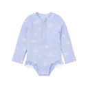 Детски Цял Бански Костюм с Дълъг Ръкав Dreamy Lavender