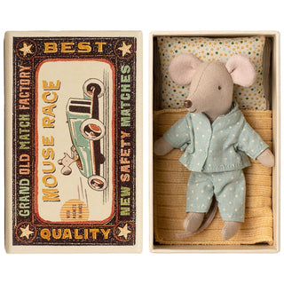 Maileg Little brother mouse in matchbox