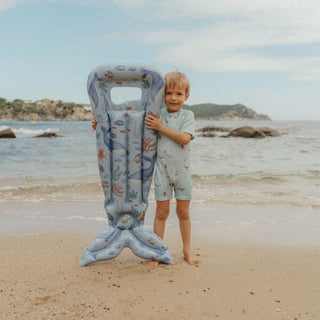 Детски Цял Бански Костюм с Къс Ръкав Ocean Friends