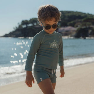 Детски Бански, Тениска с Дълъг Ръкав Ocean Green