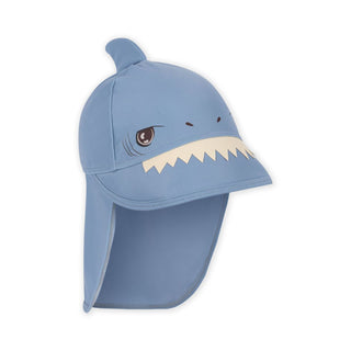 Konges Slojd Детска шапка за слънце ASTER SHARK, ashley blue