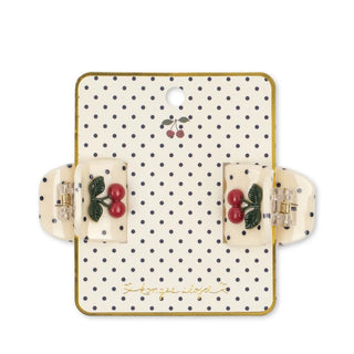 Konges Slojd Комплект от 2 щипки за коса CHERRY DOT