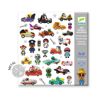 Djeco Стикери The World of Crazy Motors
