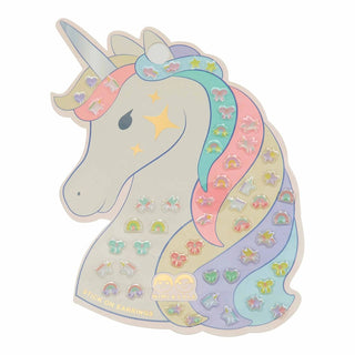 Обеци стикери Unicorn