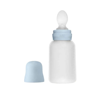 BIBS Лъжичка с Дозатор за Бебешка Храна Baby Blue