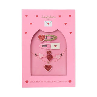 Rockahula Комплект аксесоари за коса и бужута Sweet Hearts