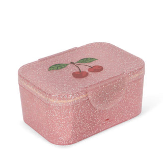 Konges Slojd Кутия за обяд GLITTER, cherry glitter