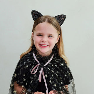 Диадема Spooky glitter cat ears