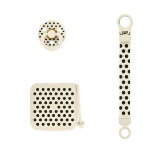 BIBS Подаръчен Сет Polka - 6-18 месеца, Ivory/Black
