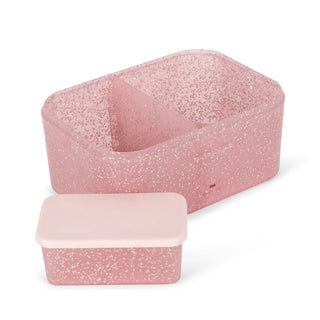 Konges Slojd Кутия за обяд GLITTER, cherry glitter