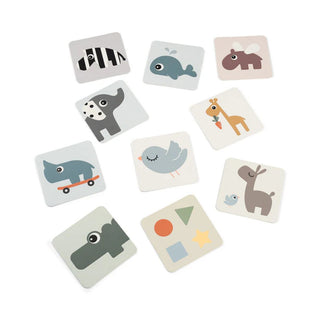 Бебешки контрастни карти Deer friends Colour mix - 10 бр.