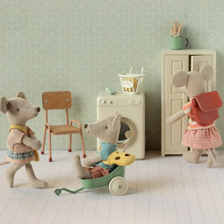Maileg Tricycle mouse, Big sister - Coral
