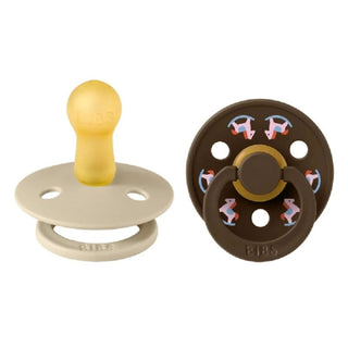 Биберони BIBS COLOUR Holiday Horse Vanilla/Mocha, 2 бр.