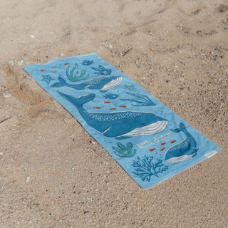 Детска Плажна Кърпа Ocean World Blue 60х120 см