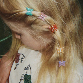 Konges Slojd Мини щипки за коса Butterfly, 10бр.