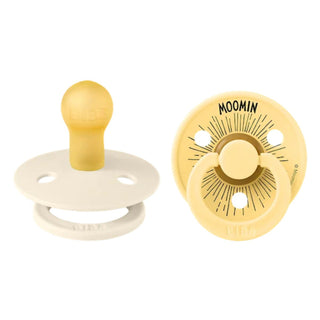 Биберони BIBS x Moomin COLOUR Ivory/Pale Butter, 2 бр.