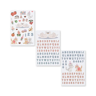 Konges Slojd Стикери BACK TO SCHOOL - swan