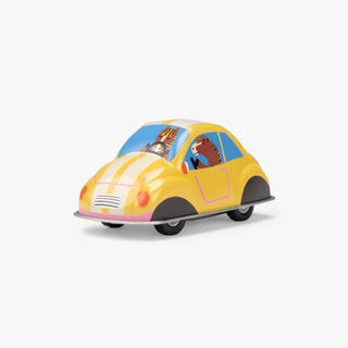 Жълта фрикционна количка, Metal toys