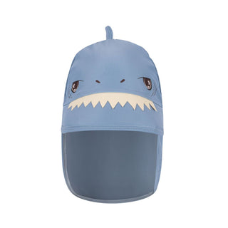 Konges Slojd Детска шапка за слънце ASTER SHARK, ashley blue