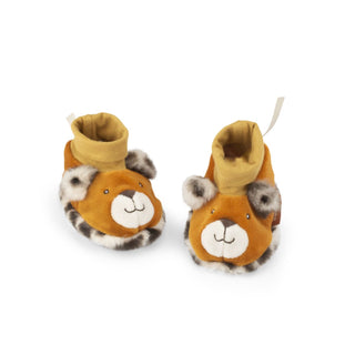 Moulin Roty Бебешки пантофки Taigo leopard, The Mawa forest