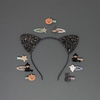 Диадема Spooky glitter cat ears