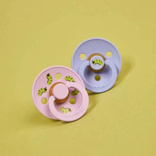 Биберони BIBS Studio COLOUR Caterpillar - Hush/Violet Sky, 2 бр.
