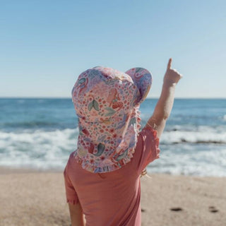 Детски Цял Бански Костюм с Къс Ръкав Dreamy Pink Sparkle
