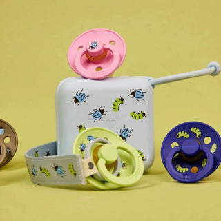 Биберони BIBS Studio COLOUR Beetle - Ballet/Matcha, 2 бр.