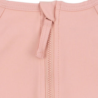 Konges Slojd Детски цял бански с дълъг ръкав KITTY, powder pink