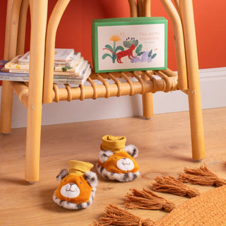 Moulin Roty Бебешки пантофки Taigo leopard, The Mawa forest
