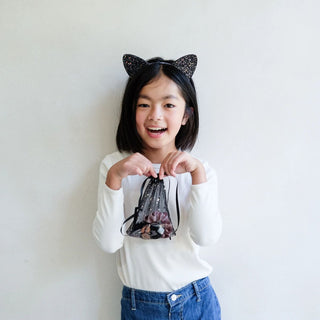 Диадема Spooky glitter cat ears