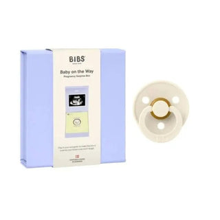 BIBS Подаръчен Сет Baby on the Way Latex, 0-6 месеца, Ivory