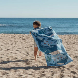 Детска Плажна Кърпа Ocean World Blue 60х120 см