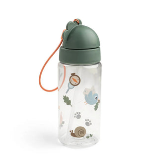 Бутилка със Сламка Tiny Trails Green 350 мл