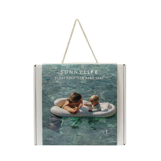 Пояс с бебешка седалка SunnyLife Duck Sage Stripe