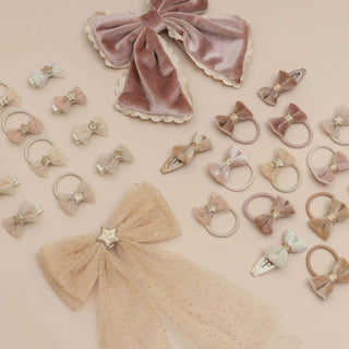 Mimi & Lula Шнола Scalloped edge velvet bow