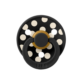 Биберони BIBS COLOUR, Polka Ivory/Black, 2 бр.