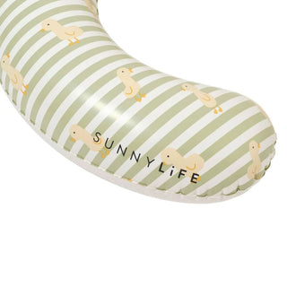 Пояс с бебешка седалка SunnyLife Duck Sage Stripe