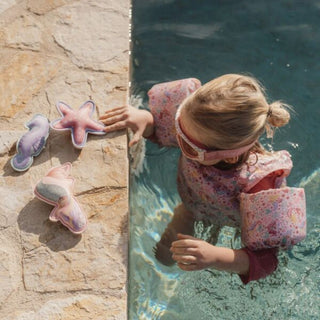 Детска жилетка за плуване с ръкавки Dreamy Mermaid - 3-6 години