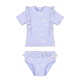 Детски Бански, Тениска с Къс Ръкав и Долнище Dreamy Lavender