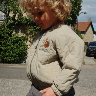 Konges Sløjd Детско яке бомбър Juno - laurel oak