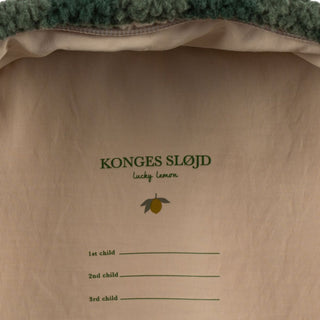 Konges Sløjd Детска раница Jody teddy - green check