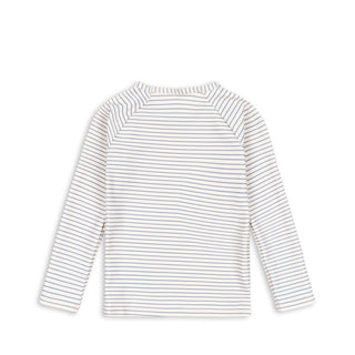 Konges Slojd Детски бански с дълъг ръкав ASTER, stripe bluie
