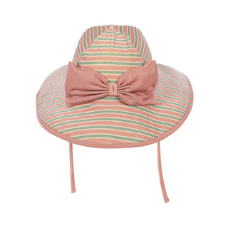 Konges Slojd Детска шапка за слънце BOWWOW, blush stripe