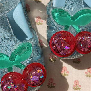 Konges Slojd Силиконови сандали LILO, glitter blue