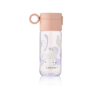LIEWOOD Бутилка за вода CLEMENCE Cat / Warm lilac, 350 мл.