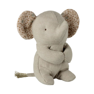 Maileg Приспивна играчка Lullaby friends, Слонче, Мини - Iron grey