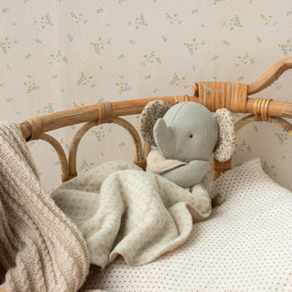 Maileg Приспивна играчка Lullaby friends, Слонче, Мини - Iron grey