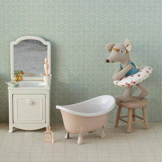 Maileg Вана за къпане, Mouse - Rose