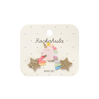 Rockahula Комплект пръстени Rainbow Unicorn